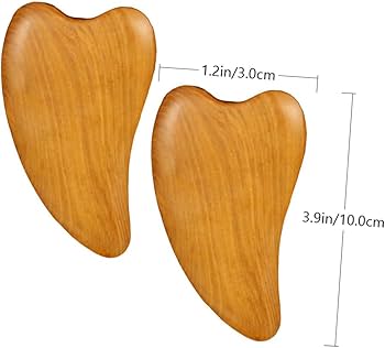 Planche Gua Sha en bois de santal