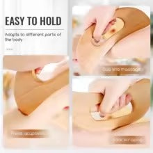Gua Sha en bois, grattoir de Massage manuel pour Anti-Cellulite